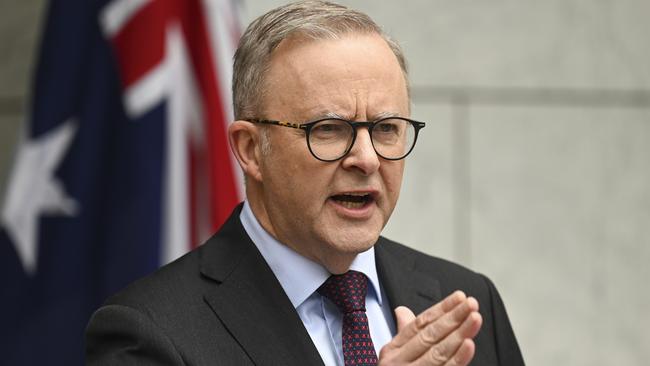 Prime Minister Anthony Albanese says breaking his promise on stage three tax cuts was the right thing to do. Picture: Martin Ollman