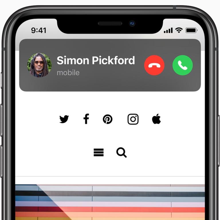 You can now set it up so a phone or video call takes up less space on your screen.