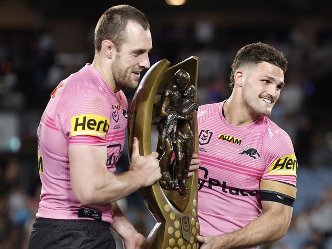 Player agents believes Isaah Yeo and Nathan Cleary would make the best NRL coaches in the future. Picture: Cameron Spencer/Getty Images