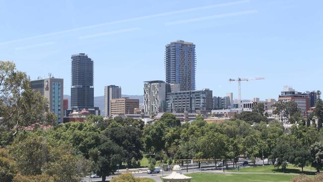 Adelaide is leading the nation for home value growth. Picture Emma Brasier