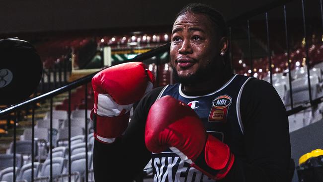 Jarell Martin is boxing his way toward his Adelaide 36ers debut. Picture: Adelaide 36ers Media