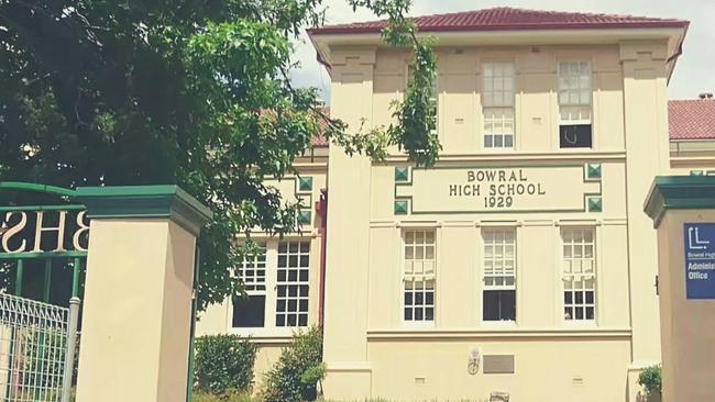 Bowral High School was among 10 regional high schools in NSW forced to evacuate students after ‘threatening emails’ were received during HSC exams.