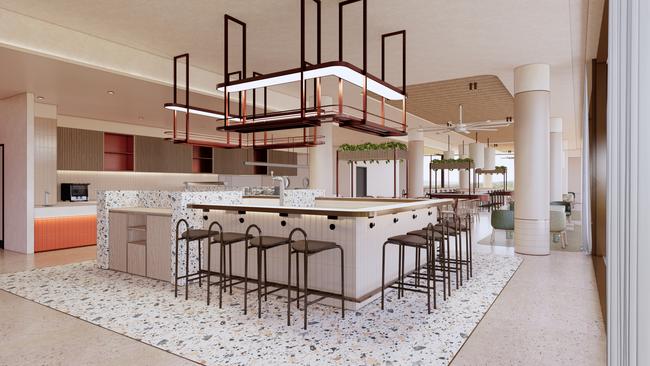 Interior render of the Hilton Garden Inn Townsville. Picture: HHNQ.