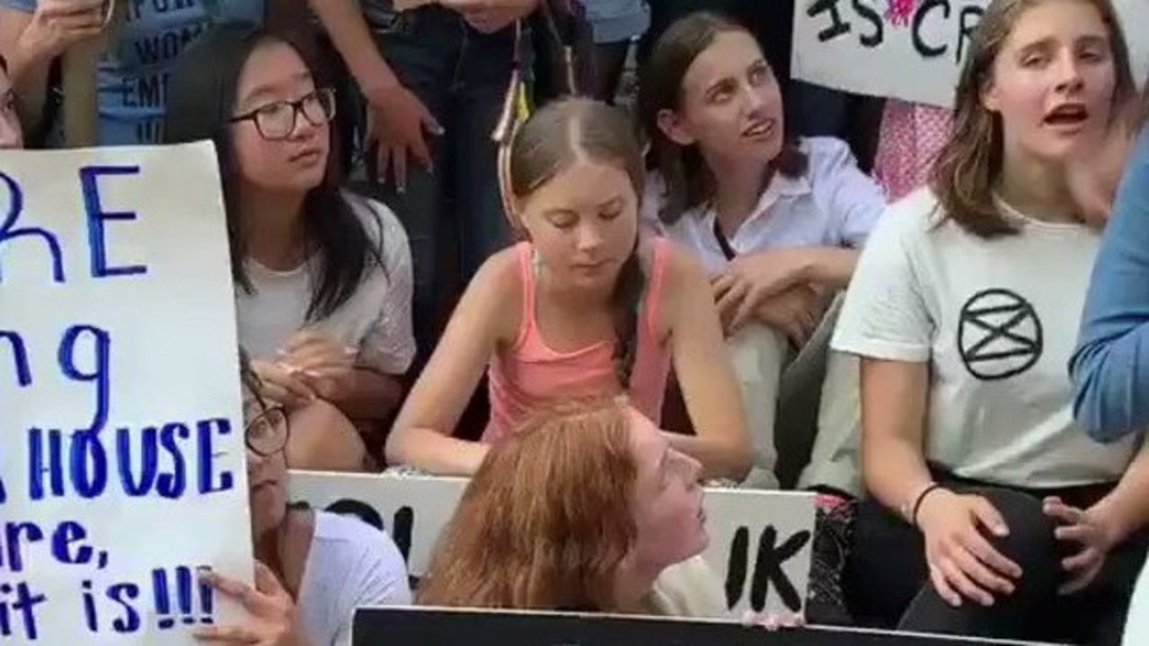 Greta Thunberg Joins Climate Protest Outside UN in New York