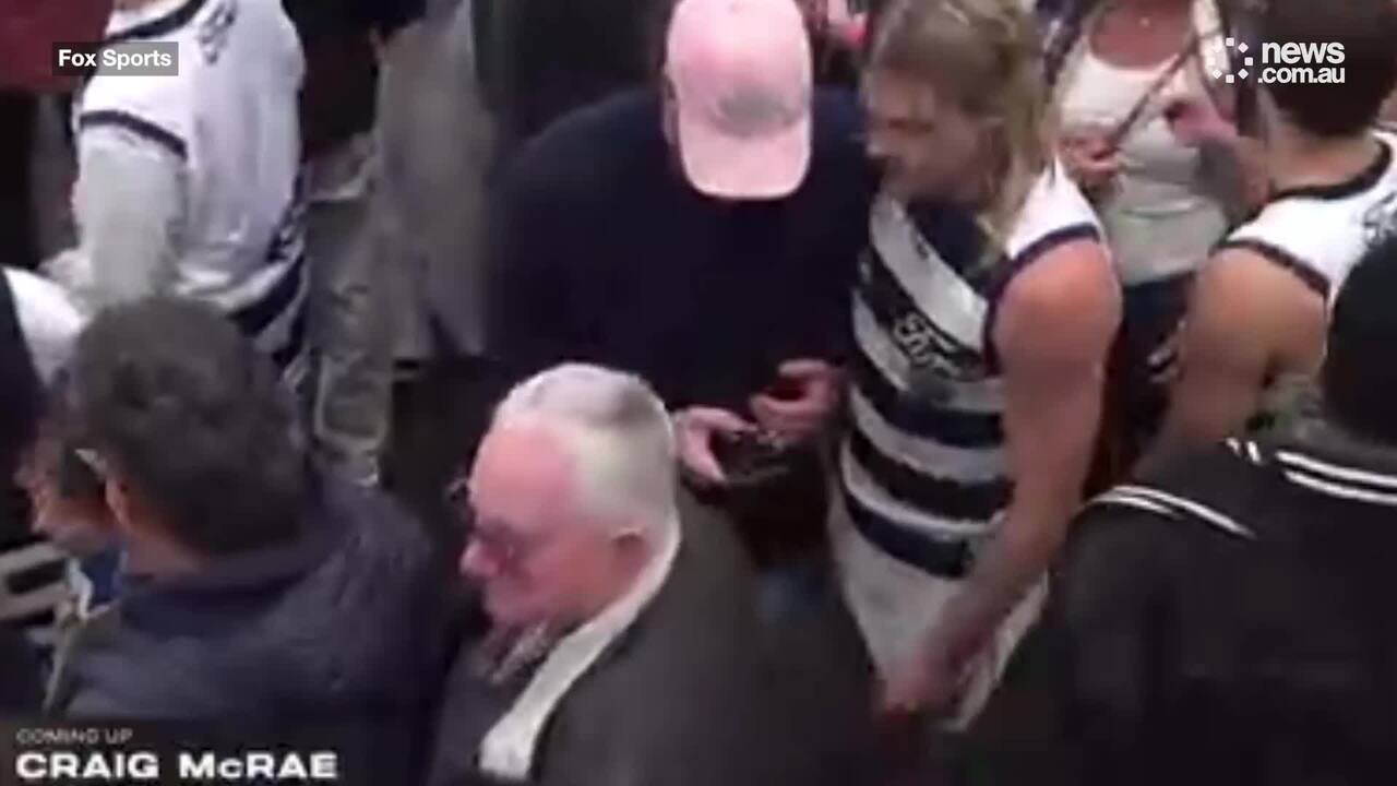 Bailey Smith crotch grab caught on TV cameras