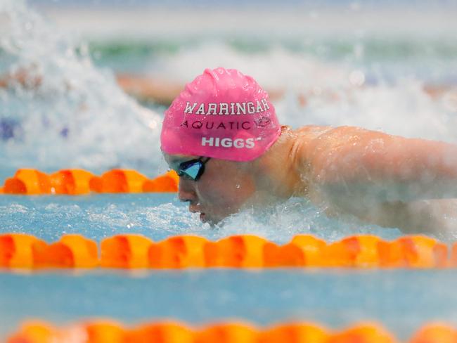 Luke Higgs on his way to claim more gold at the NSW Senior State Age Championships.