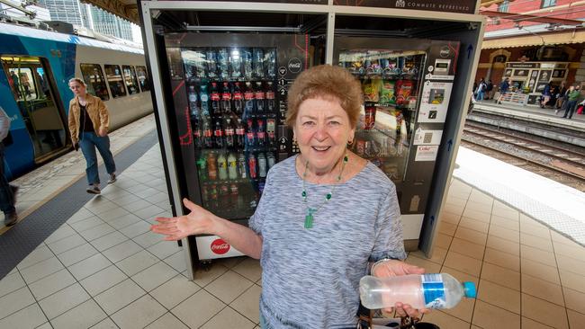 Sue Bush from Eltham misses the old kiosks. Picture: Jay Town