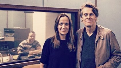 Peedom with Willem Dafoe. Picture: Instagram
