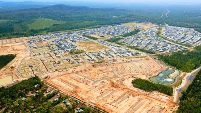 Yarrabilba in Logan is one of the state government’s Priority Development Areas which is ‘out of sequence’. Picture: LOED