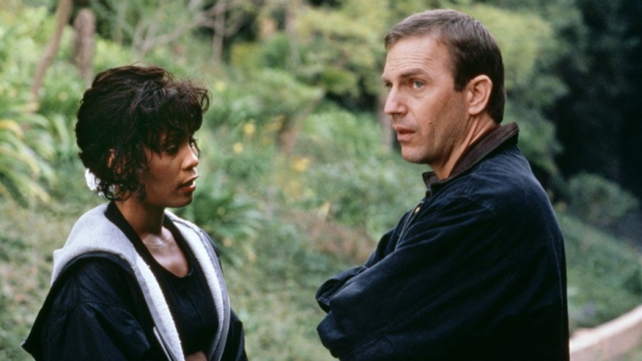 Costner starred alongside Whitney Houston in hit film <i>The Bodyguard</i>.