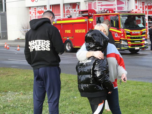 The gym was gutted by the fire. Picture: David Crosling