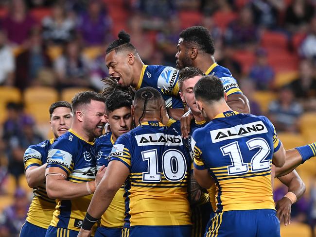 Are the Eels overcooked or ready to peak in Saturday night’s elimination final? Picture: Bradley Kanaris/Getty Images