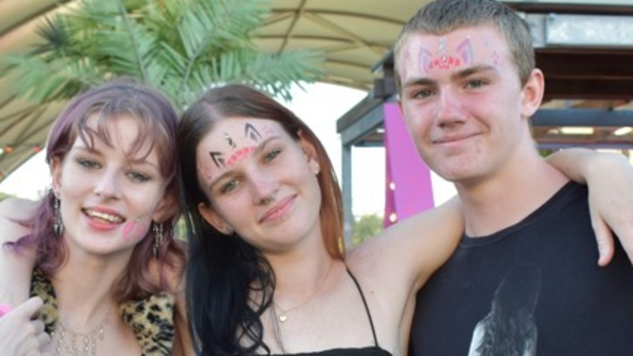 Torrie and Amber Armstrong and Liam Duncan at The Station's opening night.