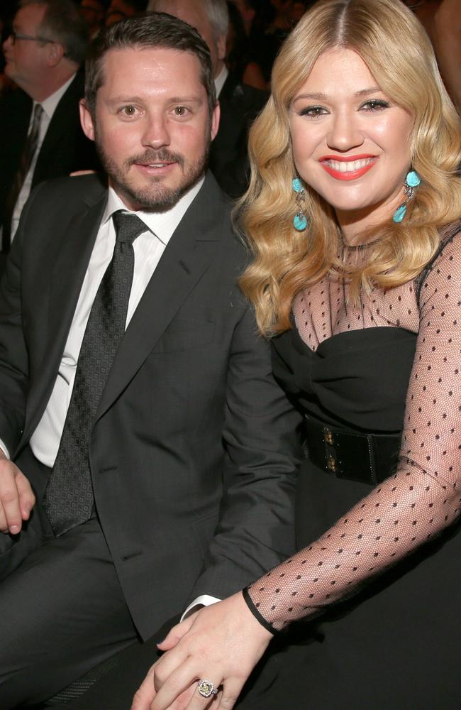 Kelly Clarkson and her estranged husband Brandon Blackstock. Picture: Getty Images