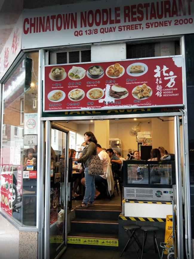 Chinatown Noodle Restaurant in Sydney is located doors away from Chinese Noodle Restaurant. Picture: Instagram