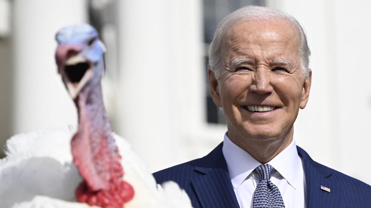 Turkeys get Thanksgiving pardon from birthday boy Biden