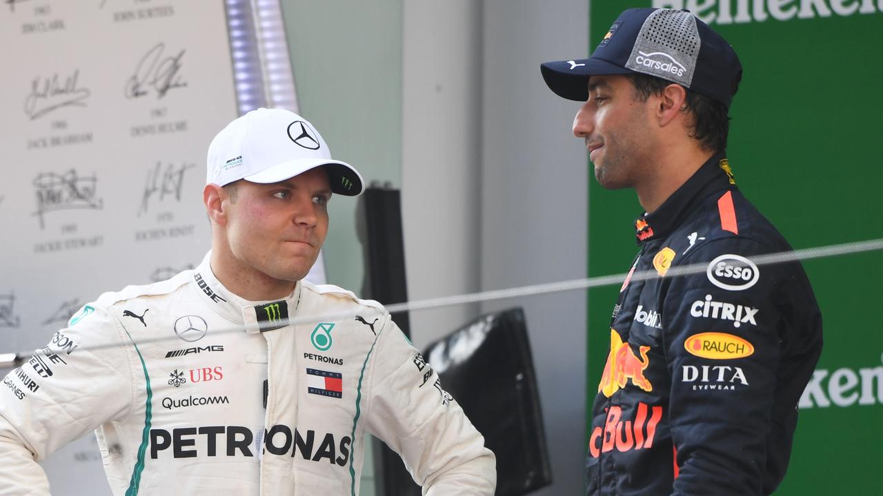 Mercedes AMG F1’s social media account trolled Daniel Ricciardo’s Red Bull exit announcement.