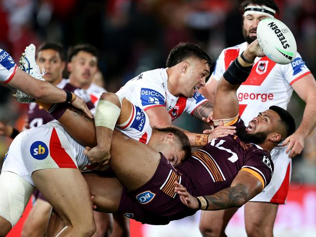 St George Illawarra Dragons fans love seeing their team play at their home ground, Jubilee Stadium. Picture: Brendon Thorne/Getty Images