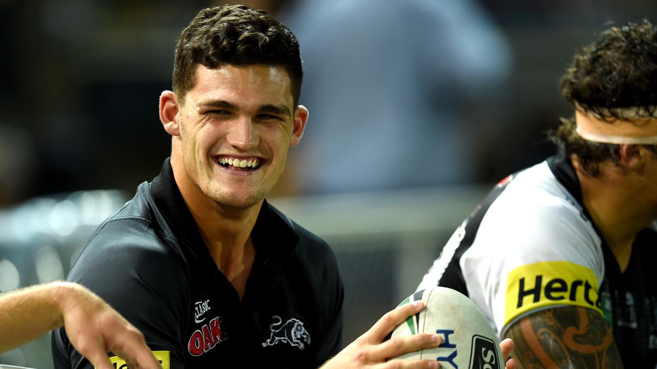 Nathan Cleary all smiles for the Panthers.