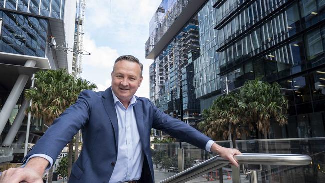 Western Sydney Business Chamber executive director David Borger is chuffed the Commonwealth Bank will have a presence in Parramatta. Picture: Matthew Vasilescu