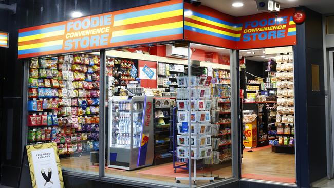 The Foodie Convenience Store on Macquarie Street. Located directly opposite NSW Parliament House. Picture: Jonathan Ng