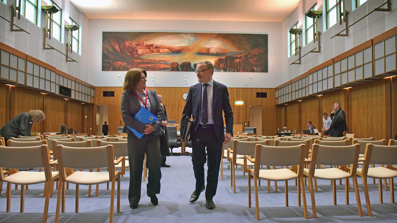 Outgoing RBA governor Philip Lowe, and incoming governor Michelle Bullock, will weigh up whether to increase rates when the RBA meets next week. Photographer: Mark Graham/Bloomberg via Getty Images