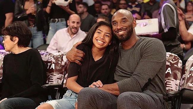 Gianna Bryant and dad Kobe Bryant Picture: gigibryant2