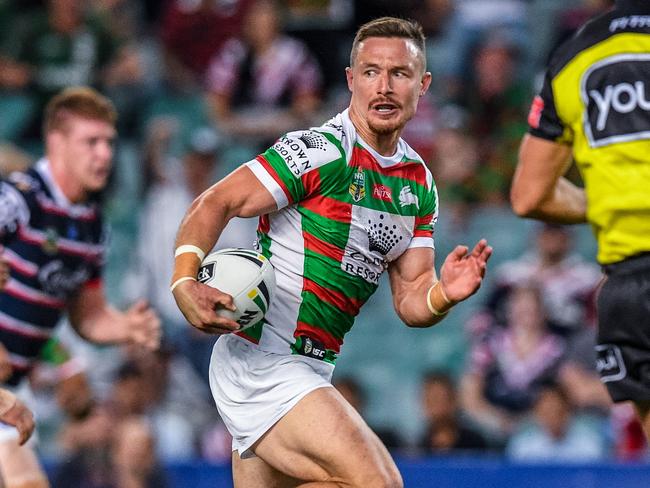 Damien Cook in action for the Rabbitohs.