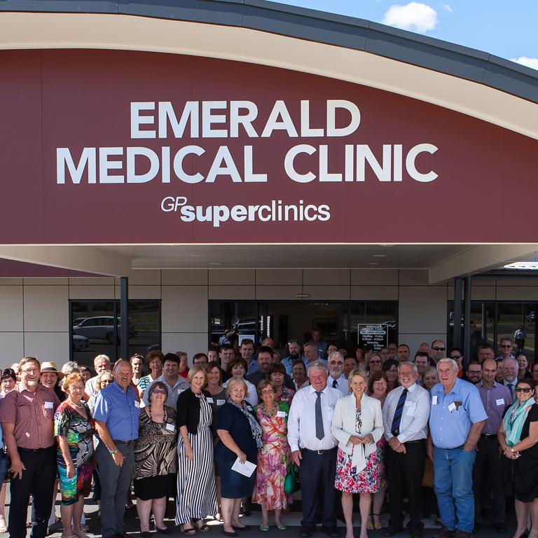 The Emerald GP Super Clinic was opened in 2015 and with this commitment will be extended into a twin-building facility with allied health services. Picture: supplied.