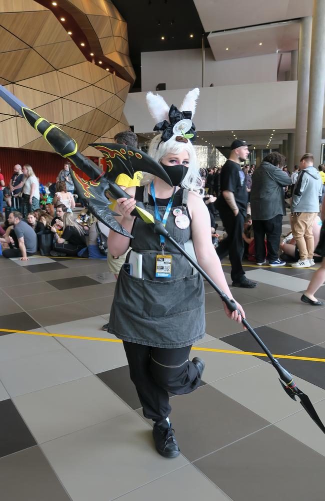 Maro at the 2024 PAX Aus Convention at the Melbourne Convention and Exhibition Centre. Picture: Gemma Scerri