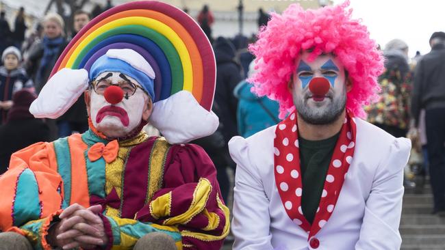 Jack Whitehall and his dad are an odd couple of clowns.