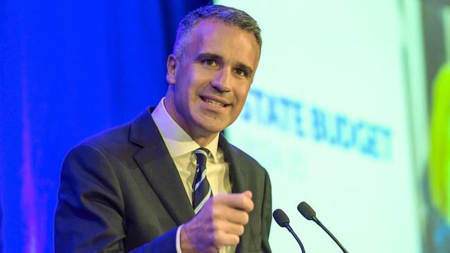 Premier Peter Malinauskas announced he will stay in state politics. Picture: Roy VanDerVegt