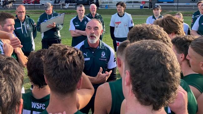 EFNL 2024: Wantirna South coach Jason Heffernan has toasted his first win as Devils coach. Picture: Wantirna South FC