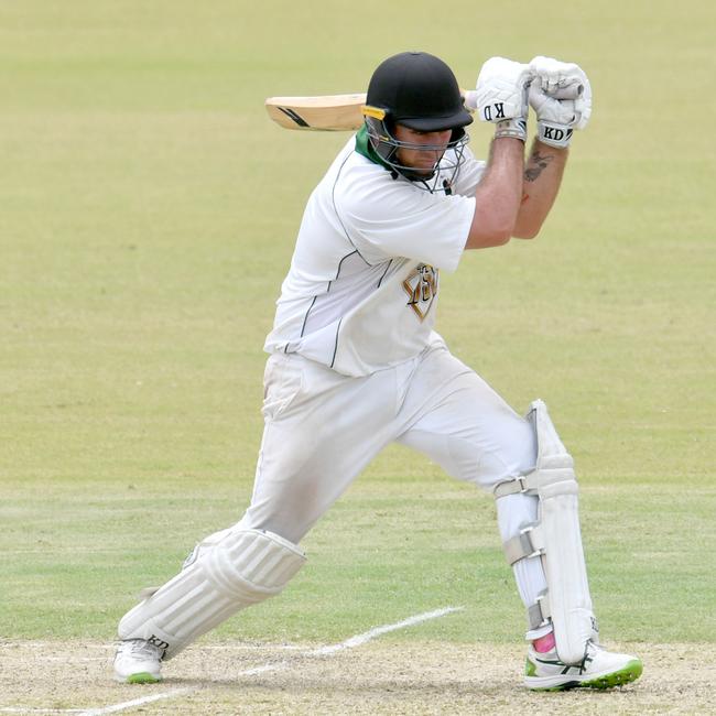 Townsville A Grade cricket game between Norths and Suburban Parks at Riverway Stadium. Parks Jamie Heit. Picture: Evan Morgan