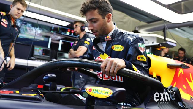 Daniel Ricciardo’s Red Bull will look a little different.
