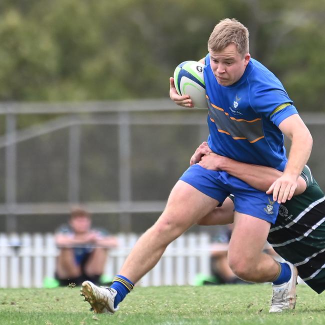 Max Blanch. GPS Rugby Churchie Vs BBC Saturday August 10, 2024. Picture, John Gass