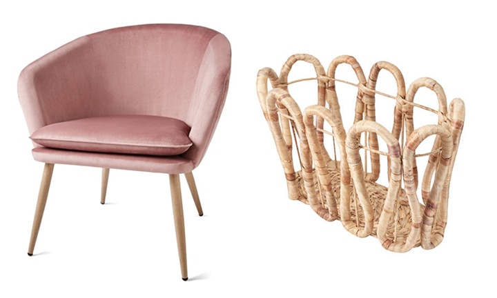 Pink armchair kmart new arrivals