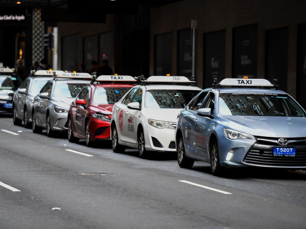 Taxi passengers will foot the bill of the government’s planned industry compensation package. Picture: Bianca De Marchi