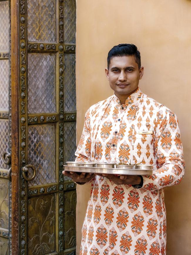 Restaurant manager Manjeet at the Oberoi. Picture: Elise Hassey.