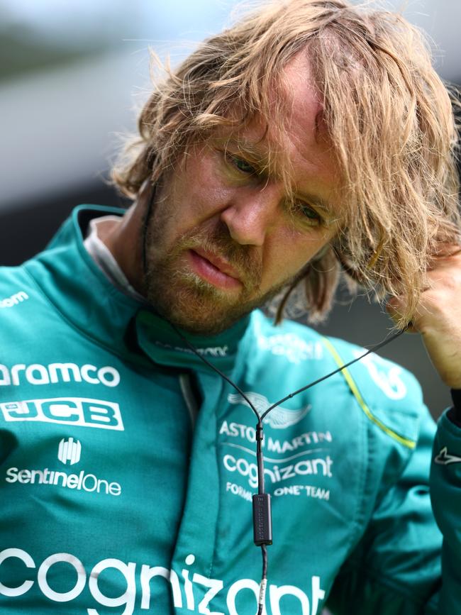 Vettel and his Aston Martin Formula One team have been struggling this season.