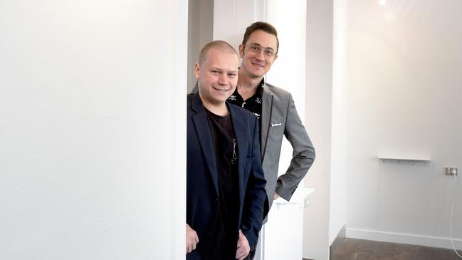 Toowoomba Regional Council and Renew Australia has helped multimedia, design and marketing agency Rare Squid, founded by Joshua Willson (left), Paddy Long, land a spot in the CBD.