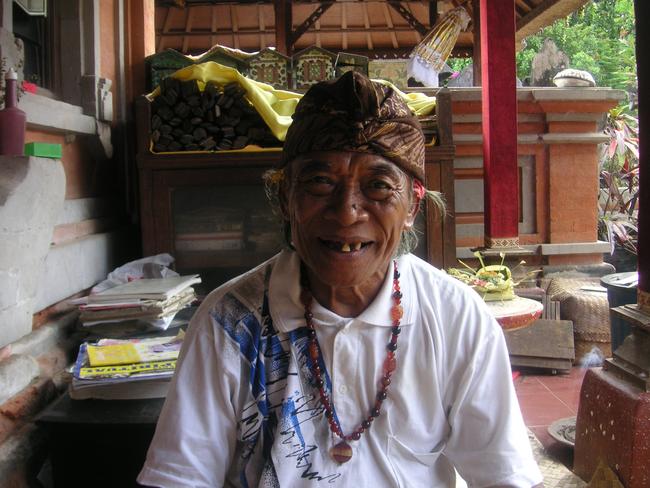 Ketut Liyer, Elizabeth Gilbert's real teacher and medicine man in Bali, whom she writes about in her book, Eat, Pray, Love.
