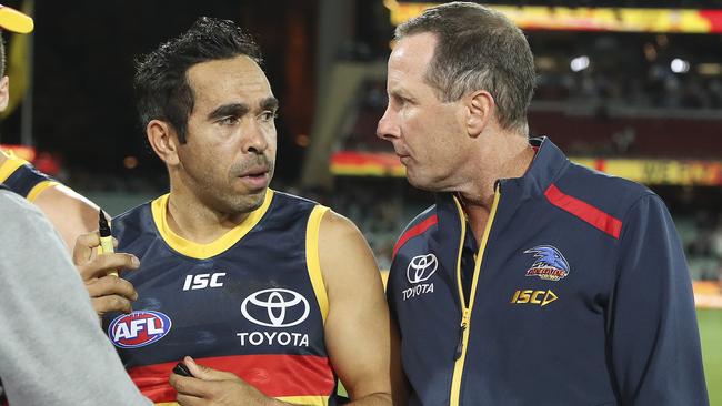 Both Eddie Betts and Don Pyke are no longer at the Crows. Picture: Sarah Reed