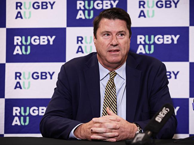 McLennan has opened up on the abuse he and his family suffered during his time as Rugby Australia chairman. Picture: Adam Yip