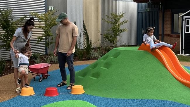 The outdoor play area got a tick of approval from the kids. Picture: Inasha Iftekhar