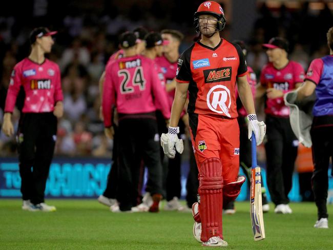 Another failure as Cameron White departs in a Big Bash match.