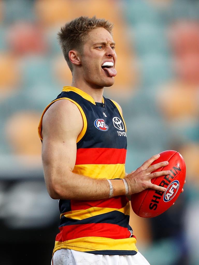 As has Jackson Hately. Picture: Dylan Burns/AFL Photos via Getty Images