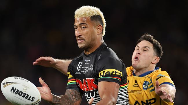 Garner is likely to fill the vacant No. 11 jersey after the departure of Viliame Kikau, but he does have some competition. Picture: Getty Images.