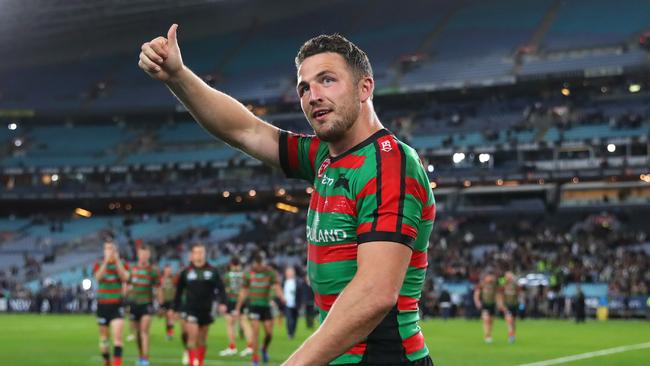 Sam Burgess boasts tremendous leadership qualities. Picture: Cameron Spencer