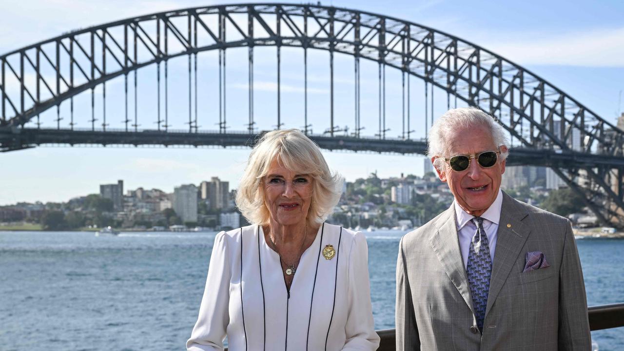 King Charles III and Queen Camilla visited the Sydney Opera House on the final day of their Australian trip. Picture: Saeed KHAN / POOL / AFP